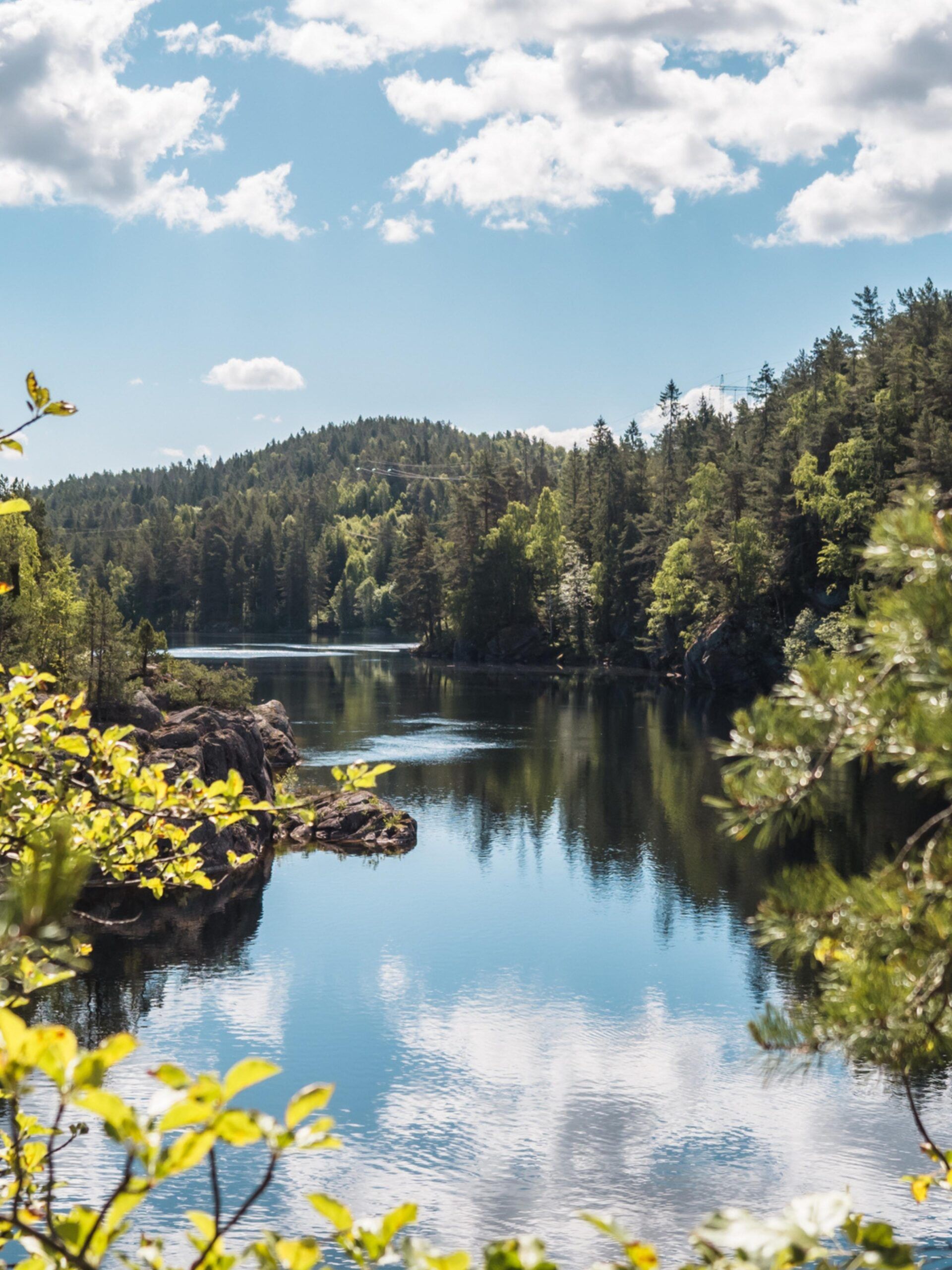 Skotfosstien - Beautiful scenery along the Telemark Canal